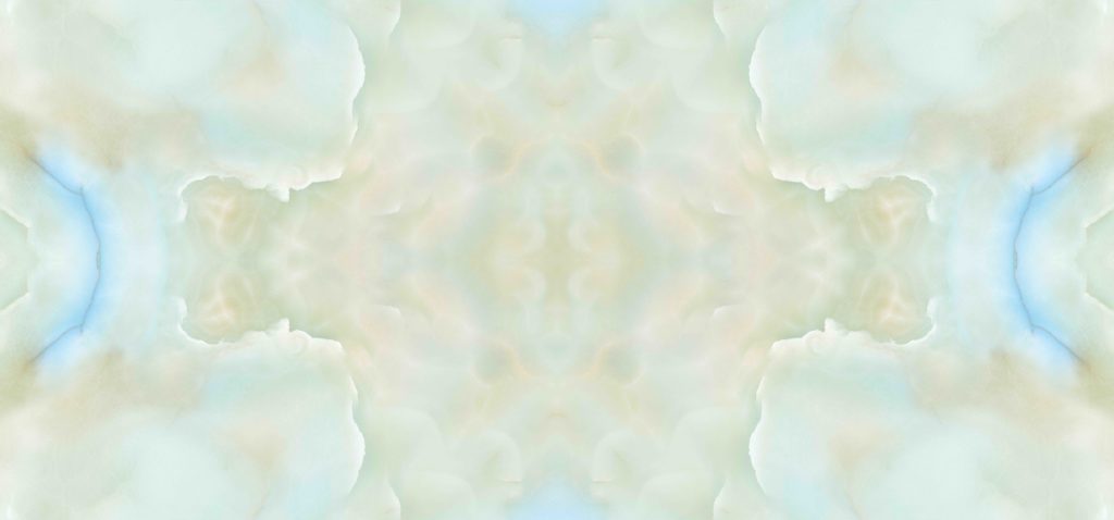 Glass Wall Panels - Laminated - Pale Azure Onyx Backlit