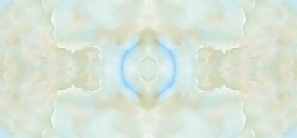 Glass Wall Panels - Laminated - Pale Azure Onyx Backlit