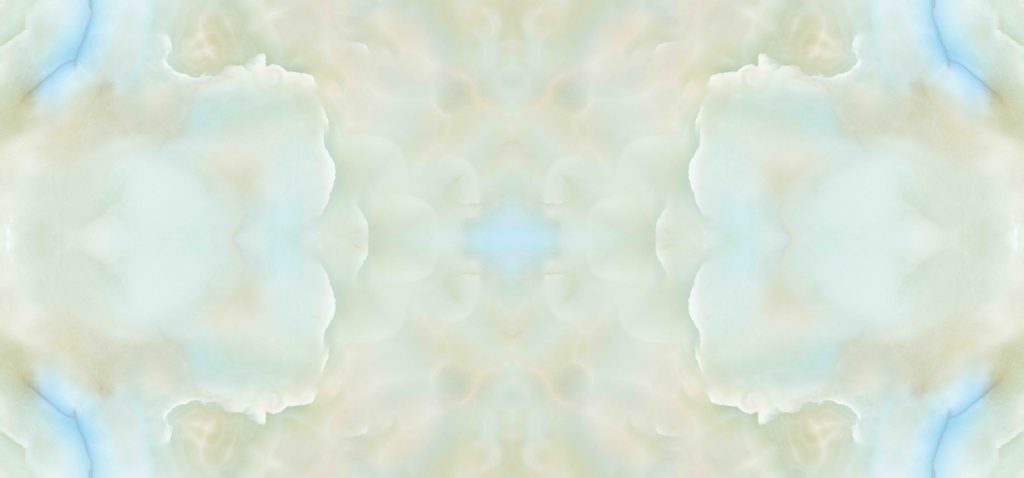 Glass Wall Panels - Laminated - Pale Azure Onyx Backlit