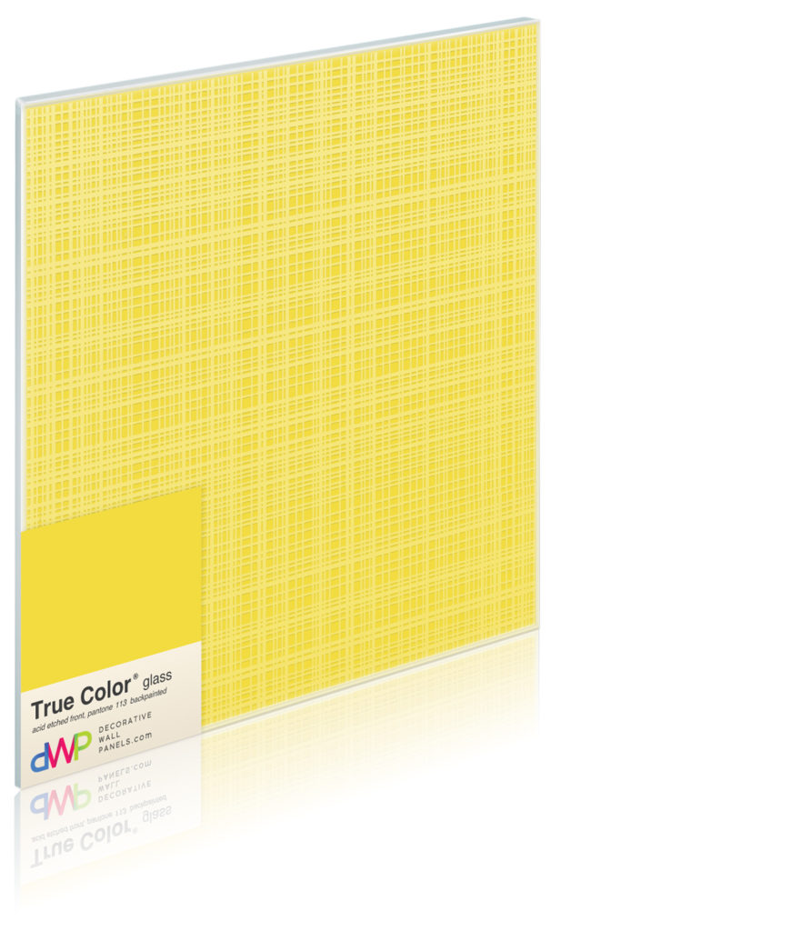  Glass Wall Panels - Etched & Backpainted - Plaid-Backpainted