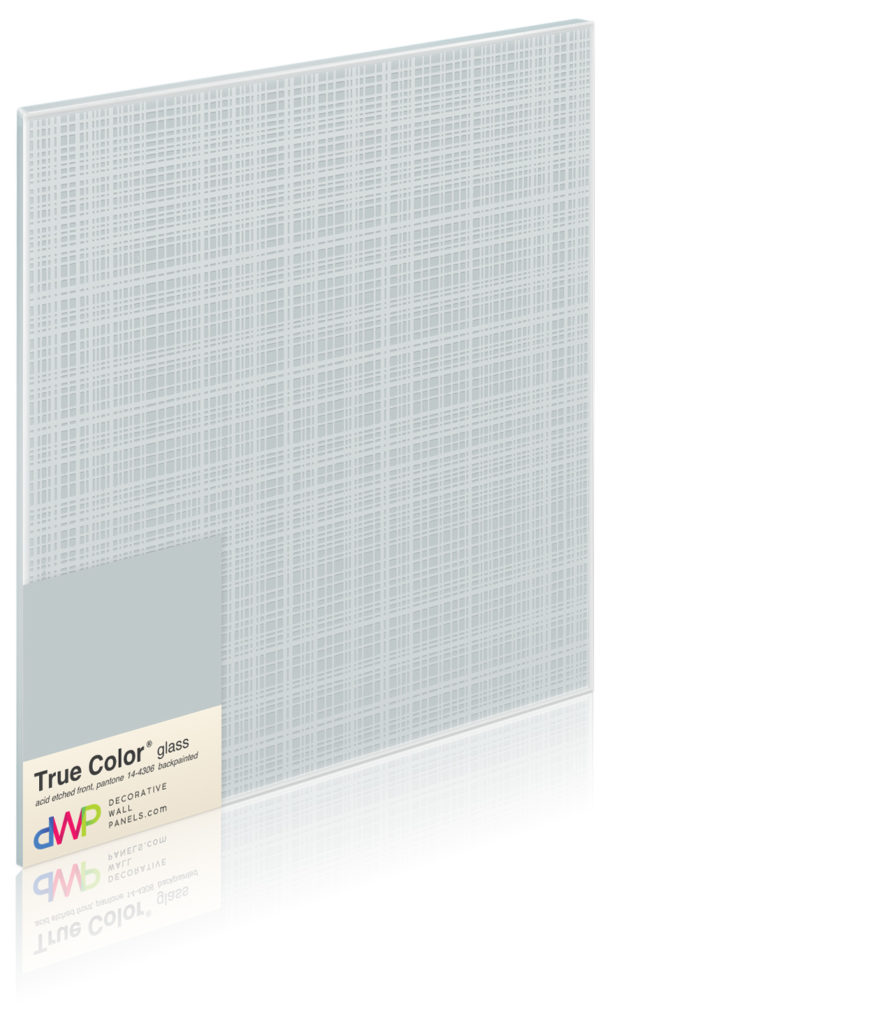  Glass Wall Panels - Etched & Backpainted - Plaid-Backpainted