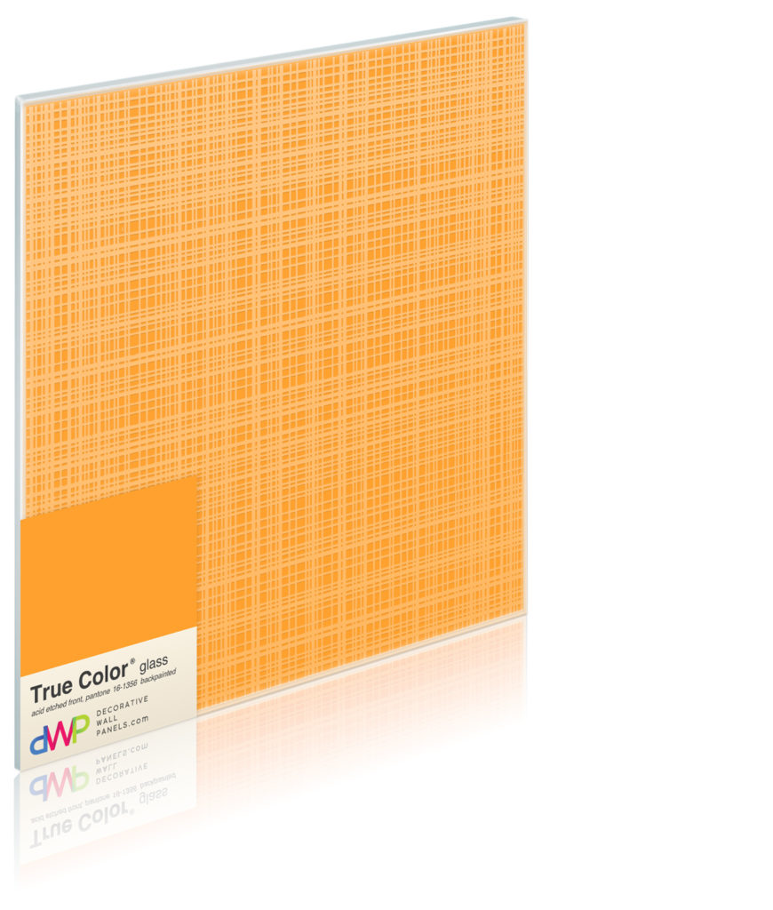  Glass Wall Panels - Etched & Backpainted - Plaid-Backpainted