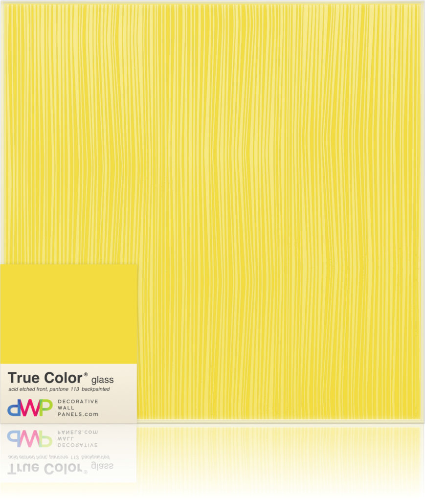  Glass Wall Panels - Etched & Backpainted - Pleats-Backpainted