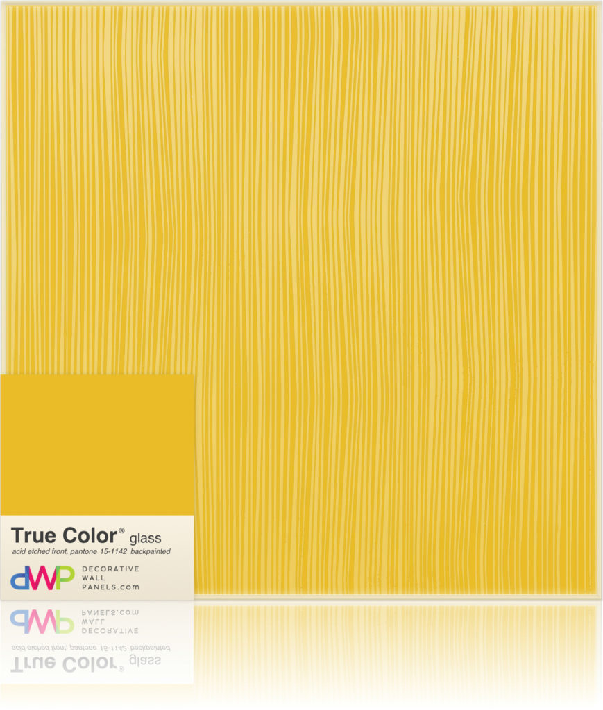  Glass Wall Panels - Etched & Backpainted - Pleats-Backpainted