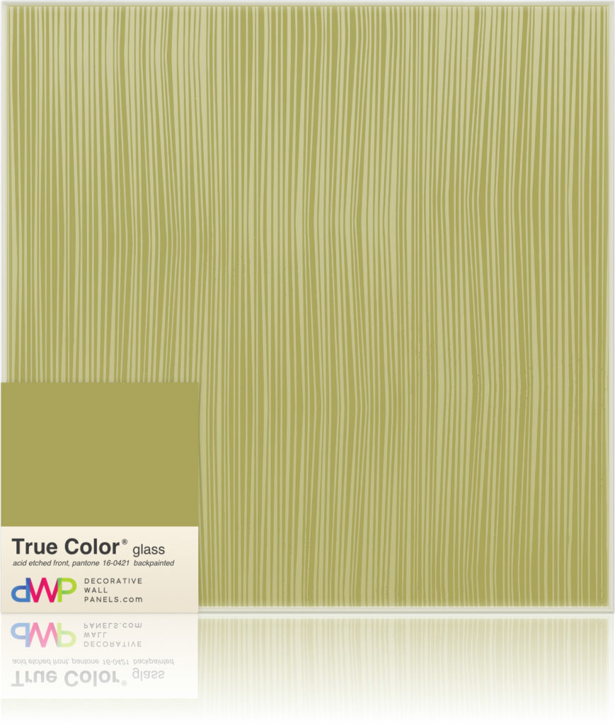  Glass Wall Panels - Etched & Backpainted - Pleats-Backpainted