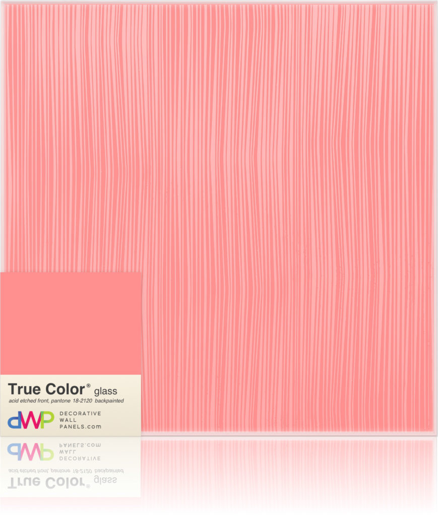  Glass Wall Panels - Etched & Backpainted - Pleats-Backpainted