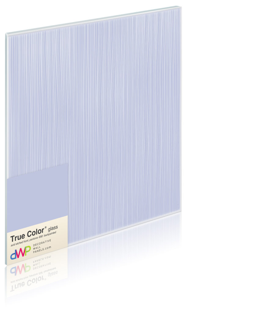  Glass Wall Panels - Etched & Backpainted - Pleats-Backpainted