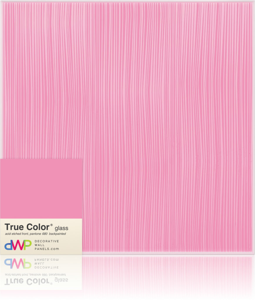  Glass Wall Panels - Etched & Backpainted - Pleats-Backpainted