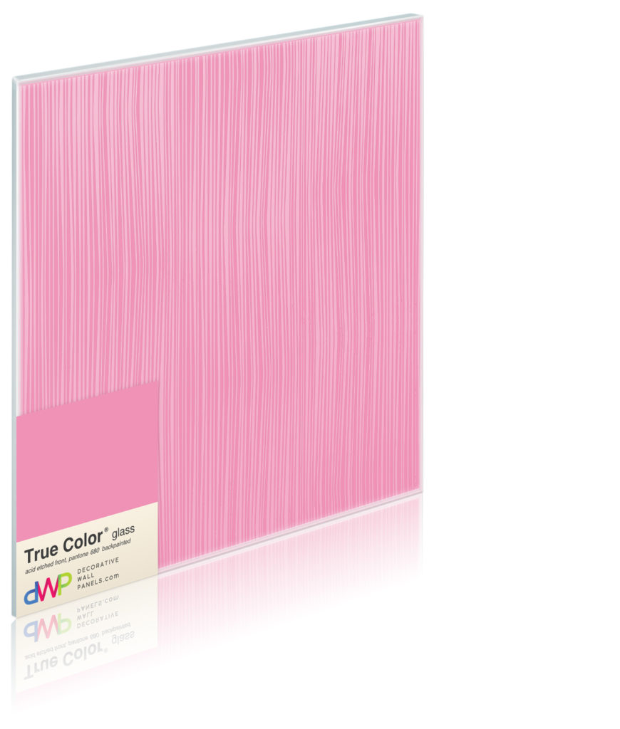  Glass Wall Panels - Etched & Backpainted - Pleats-Backpainted