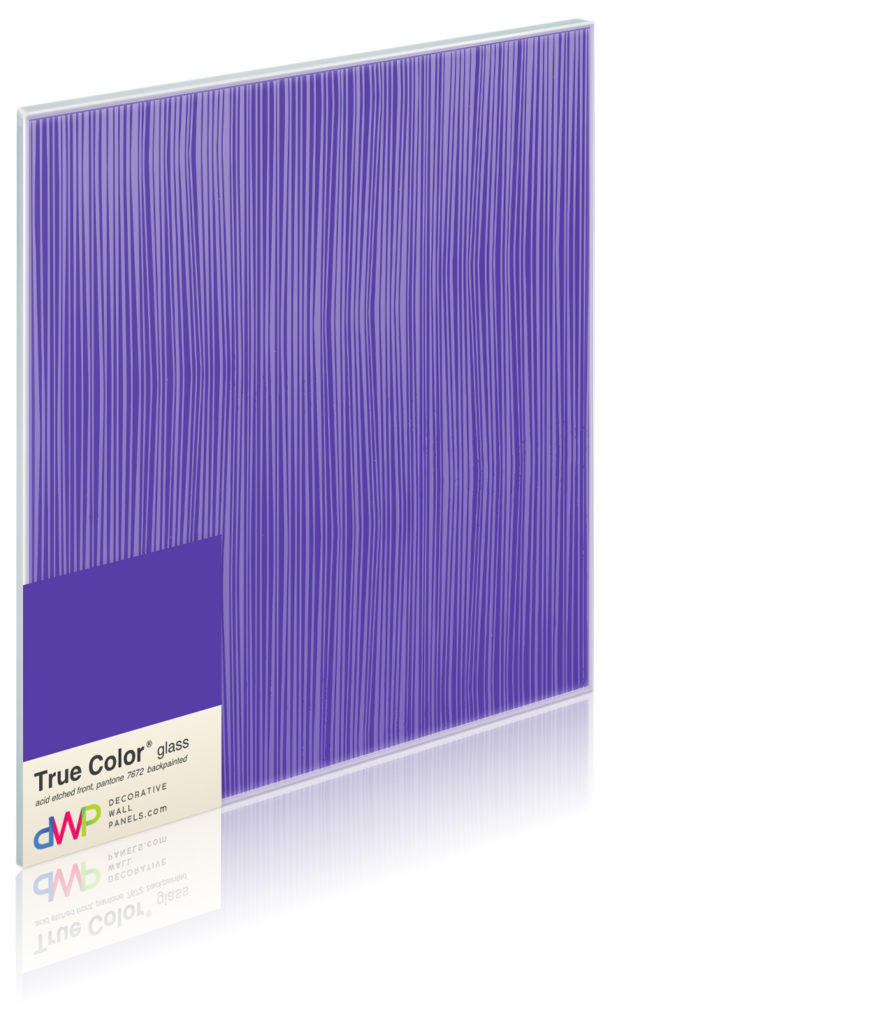  Glass Wall Panels - Etched & Backpainted - Pleats-Backpainted