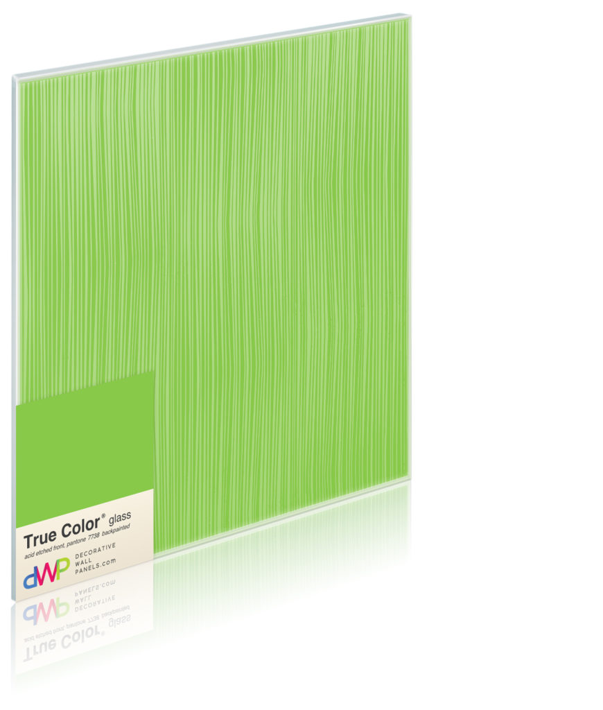  Glass Wall Panels - Etched & Backpainted - Pleats-Backpainted