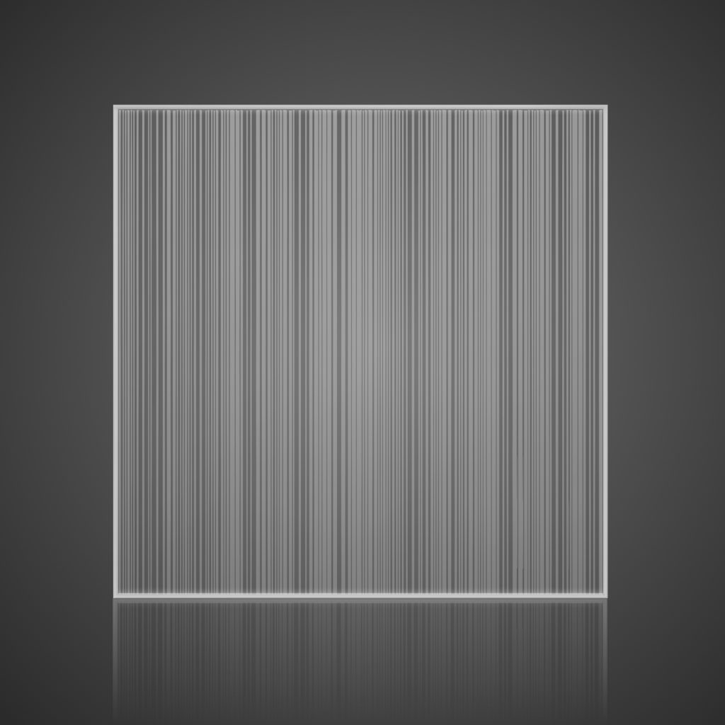 Glass Wall Panels - Etched - Rails-Double