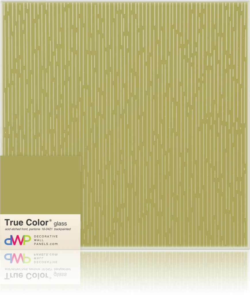  Glass Wall Panels - Etched & Backpainted - Rain-Backpainted