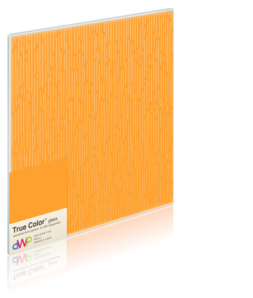  Glass Wall Panels - Etched & Backpainted - Rain-Backpainted