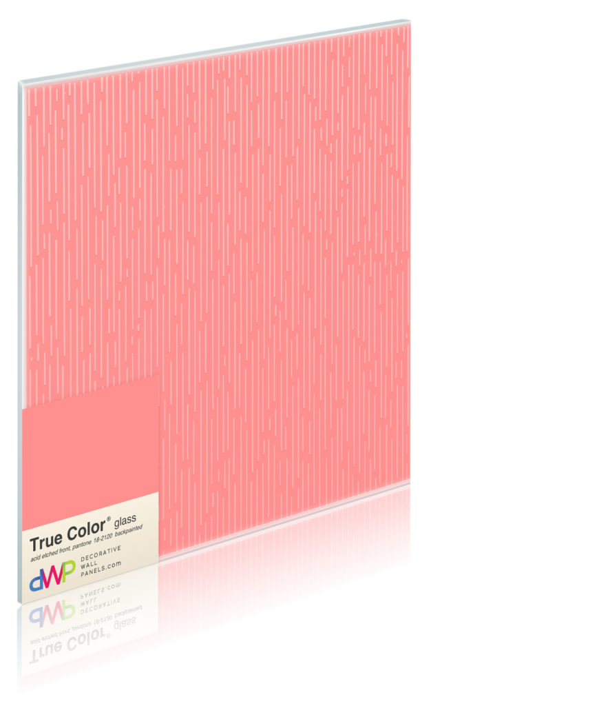  Glass Wall Panels - Etched & Backpainted - Rain-Backpainted