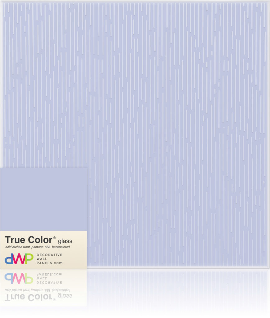  Glass Wall Panels - Etched & Backpainted - Rain-Backpainted