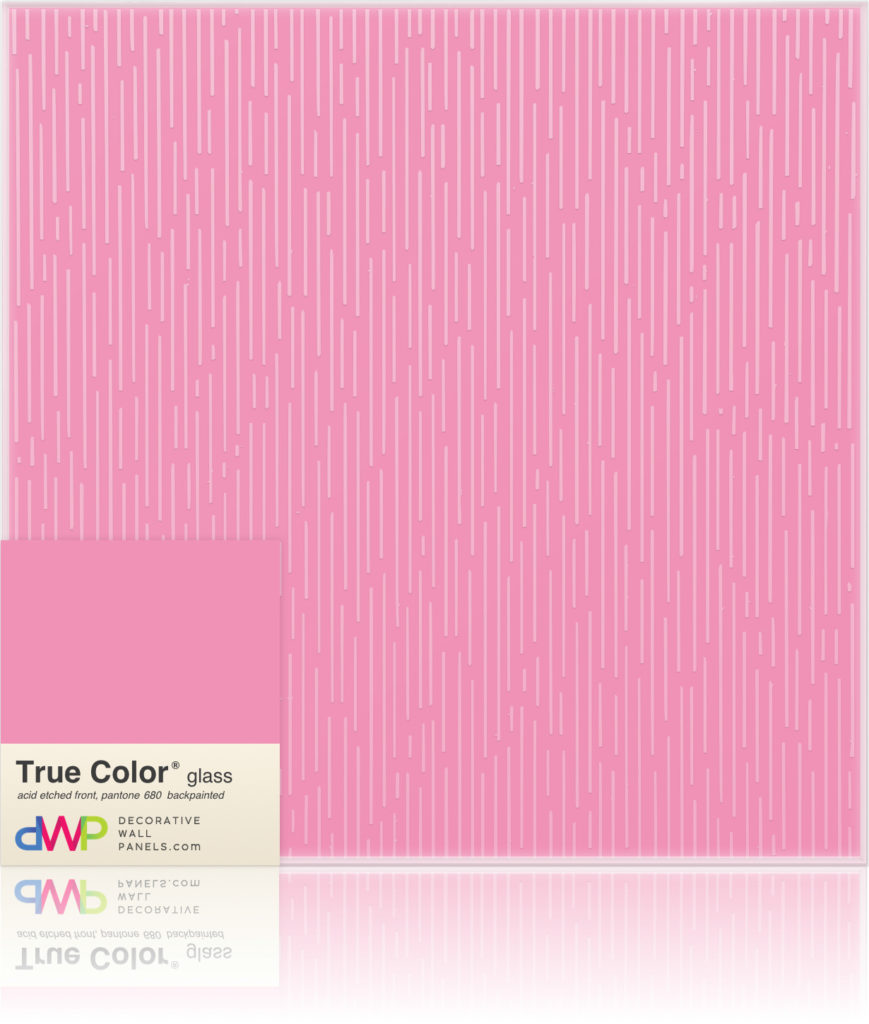  Glass Wall Panels - Etched & Backpainted - Rain-Backpainted