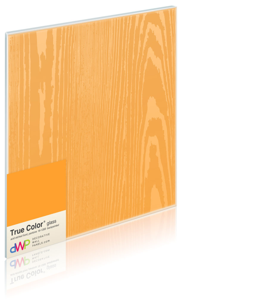 Glass Wall Panels - Etched & Backpainted - Tree-Bark-Double-Backpainted