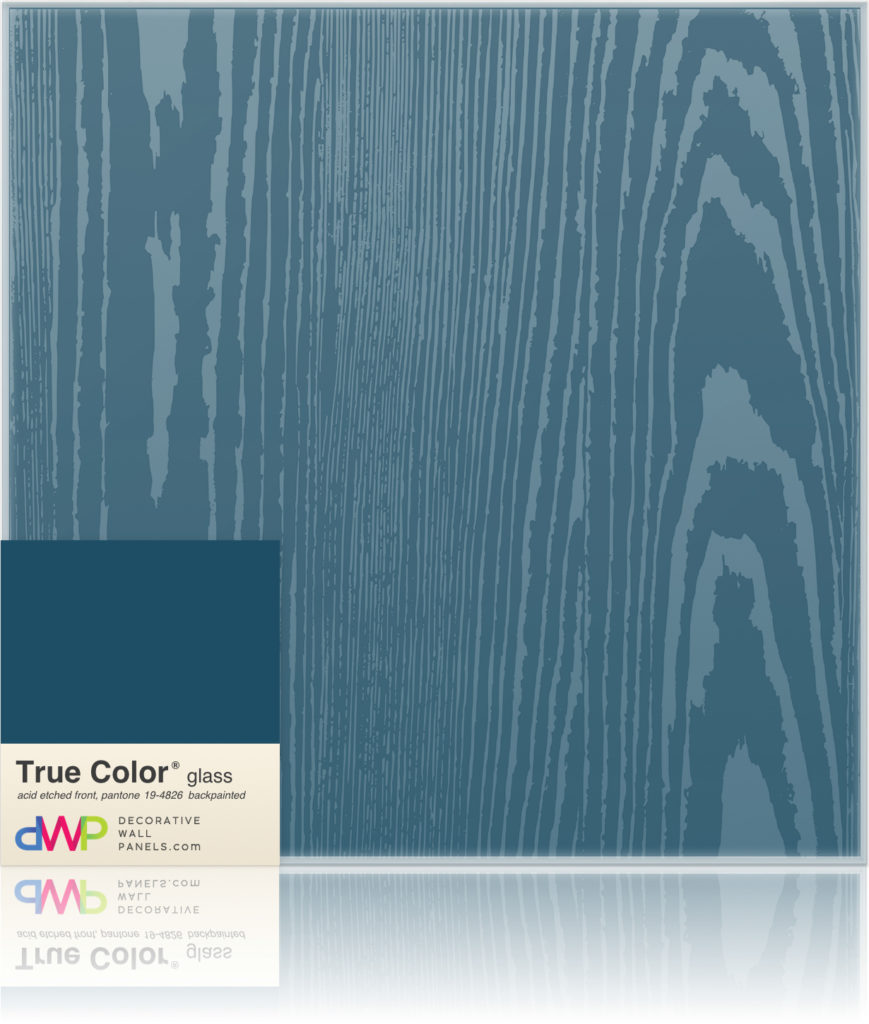 Glass Wall Panels - Etched & Backpainted - Tree-Bark-Double-Backpainted