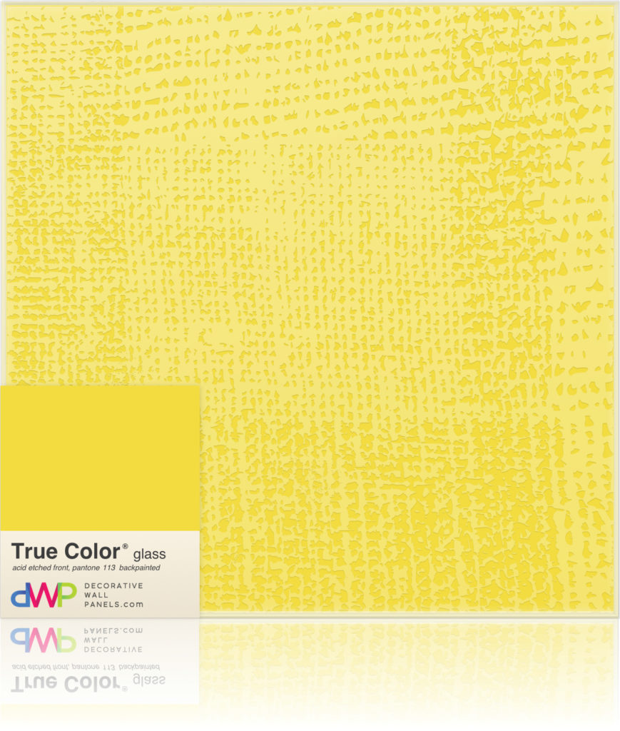  Glass Wall Panels - Etched & Backpainted - Woven-Backpainted