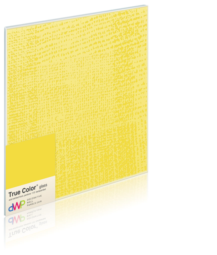  Glass Wall Panels - Etched & Backpainted - Woven-Backpainted