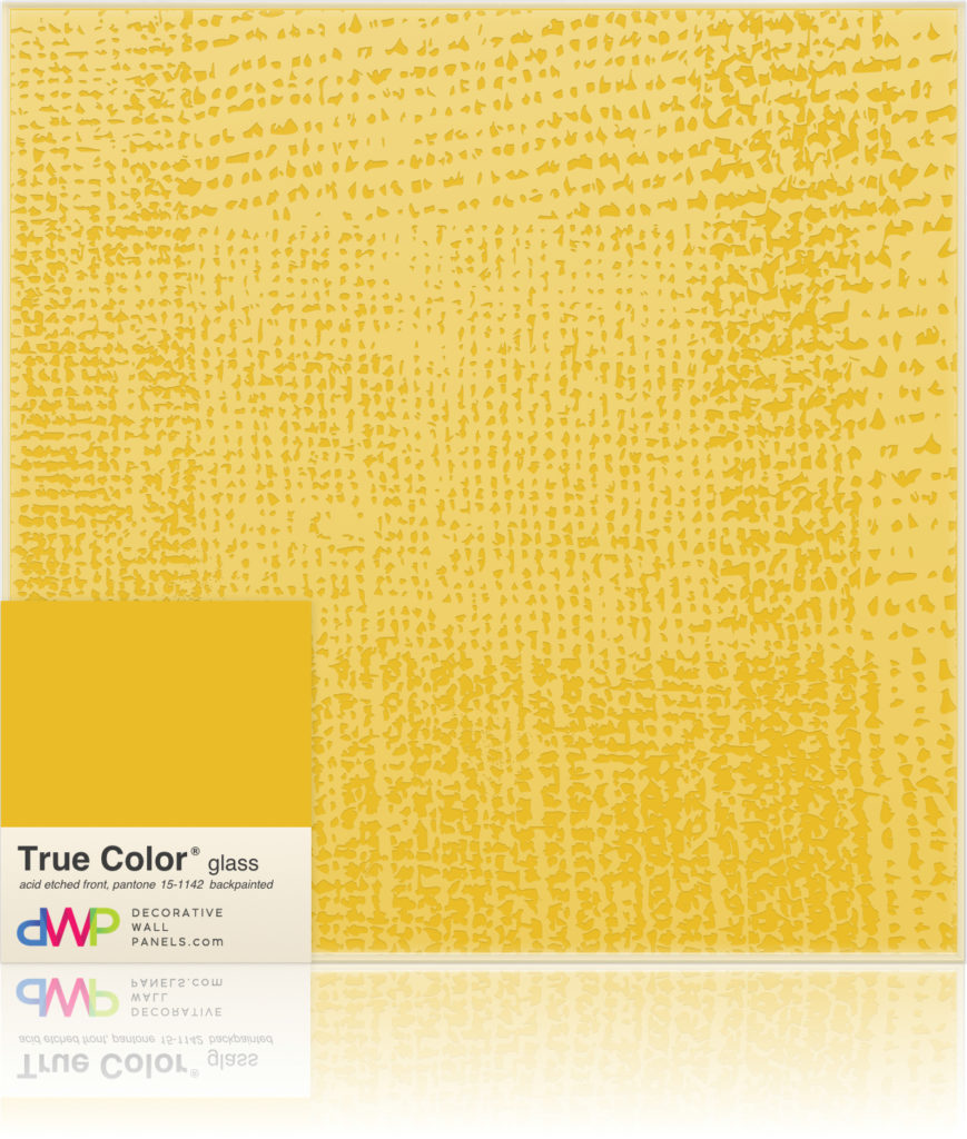  Glass Wall Panels - Etched & Backpainted - Woven-Backpainted