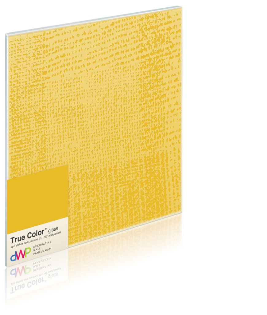  Glass Wall Panels - Etched & Backpainted - Woven-Backpainted