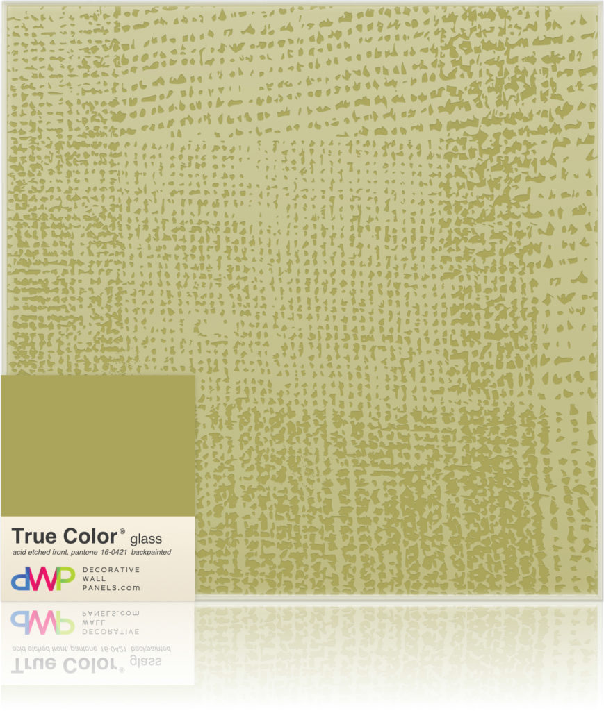  Glass Wall Panels - Etched & Backpainted - Woven-Backpainted