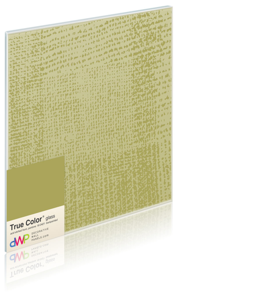  Glass Wall Panels - Etched & Backpainted - Woven-Backpainted