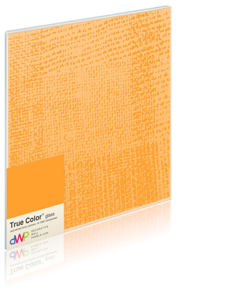  Glass Wall Panels - Etched & Backpainted - Woven-Backpainted