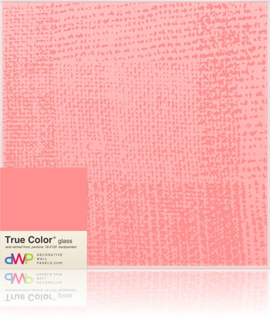  Glass Wall Panels - Etched & Backpainted - Woven-Backpainted