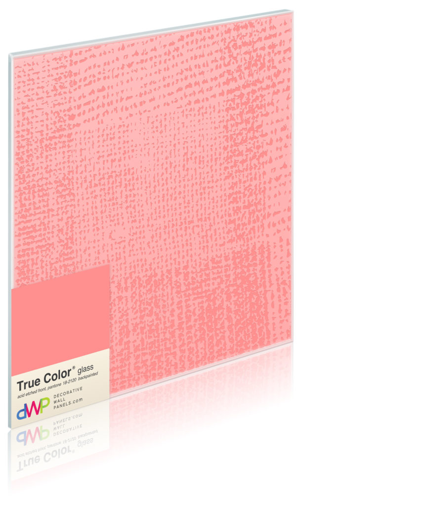  Glass Wall Panels - Etched & Backpainted - Woven-Backpainted