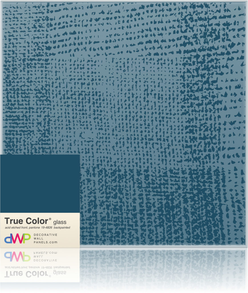  Glass Wall Panels - Etched & Backpainted - Woven-Backpainted