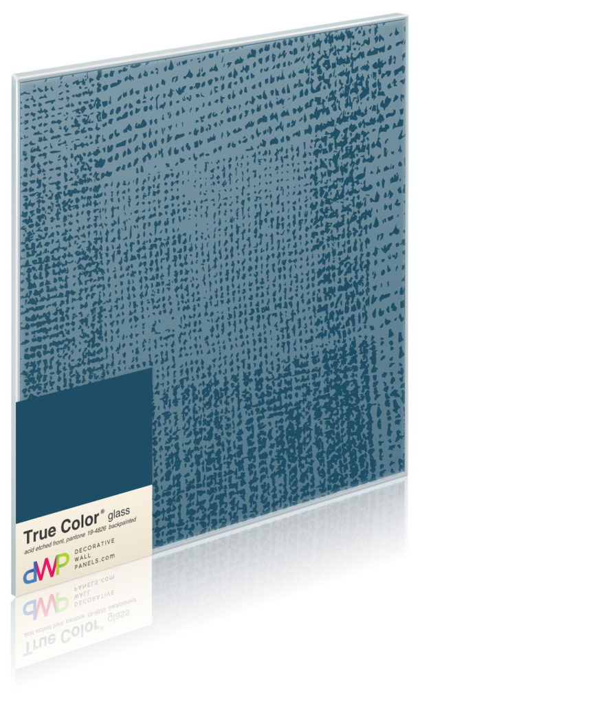  Glass Wall Panels - Etched & Backpainted - Woven-Backpainted