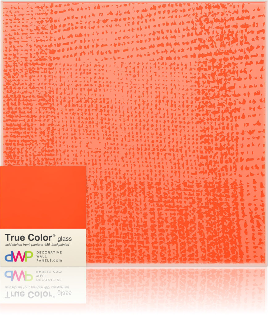  Glass Wall Panels - Etched & Backpainted - Woven-Backpainted