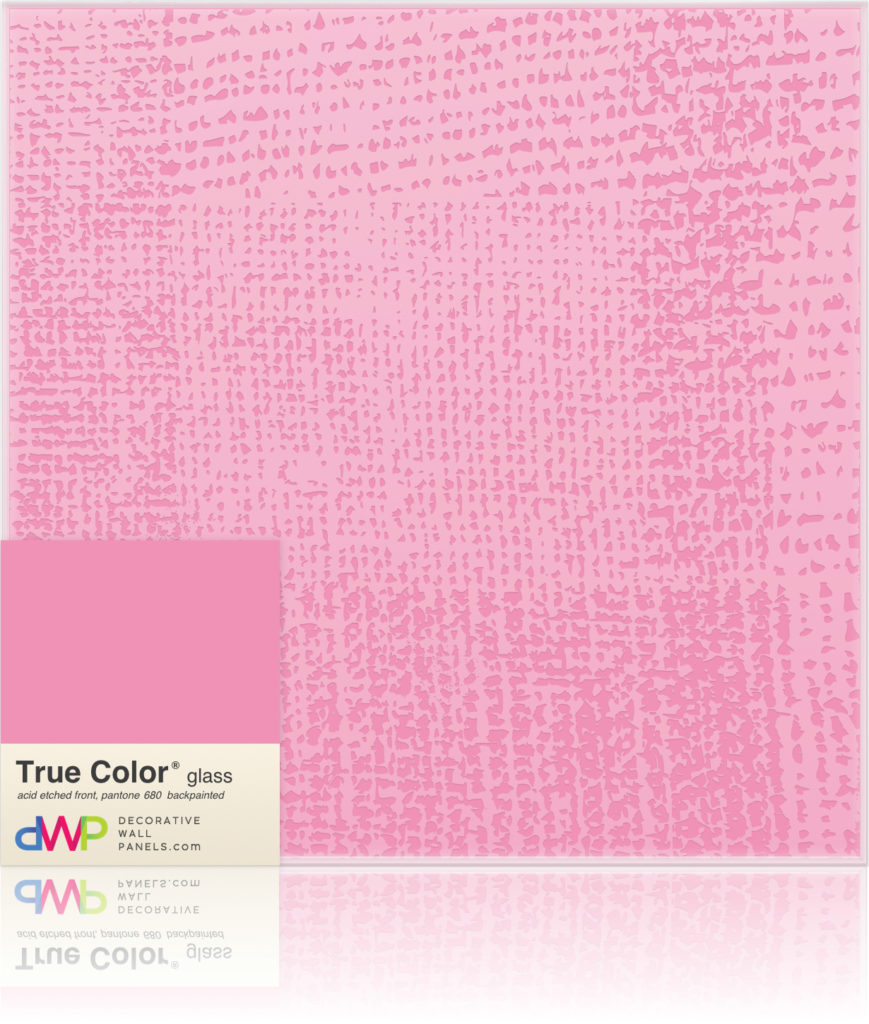  Glass Wall Panels - Etched & Backpainted - Woven-Backpainted