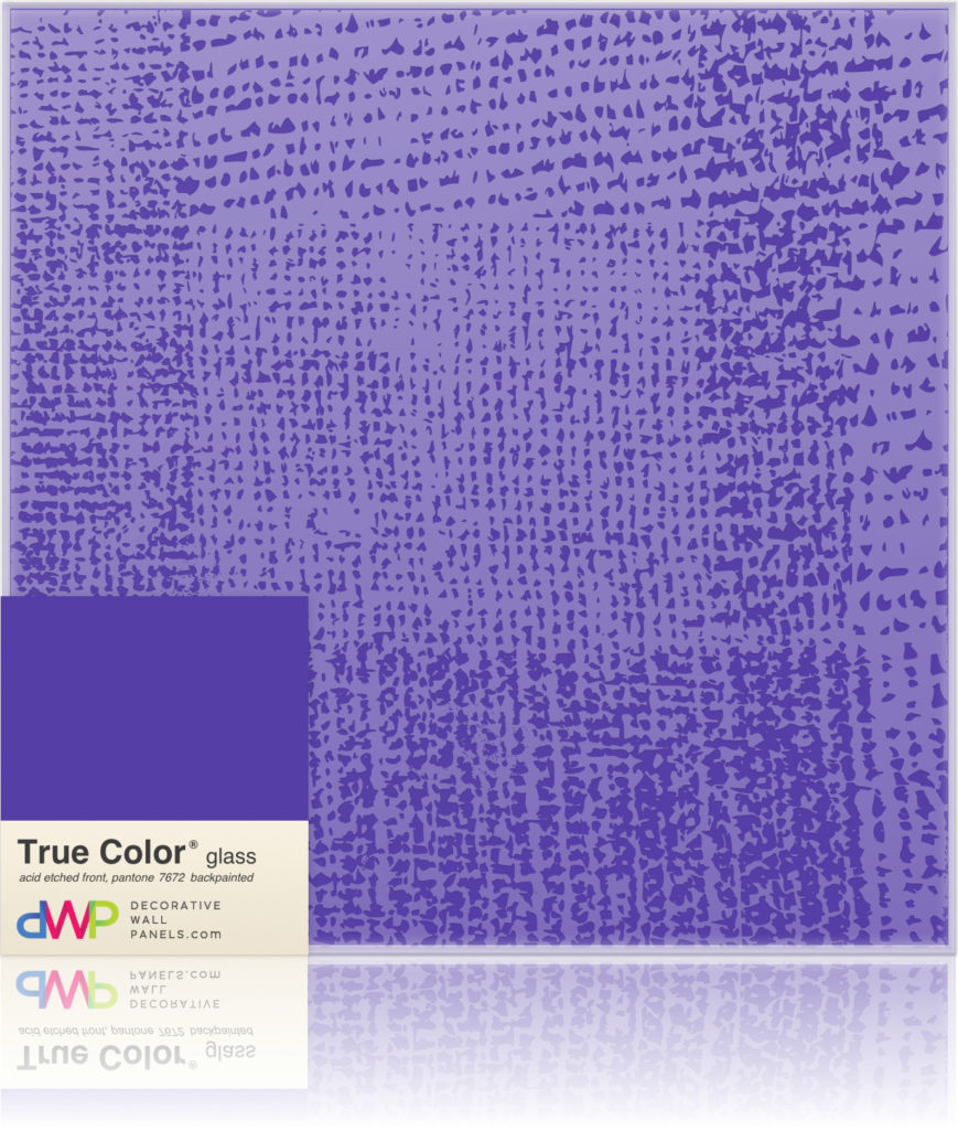  Glass Wall Panels - Etched & Backpainted - Woven-Backpainted