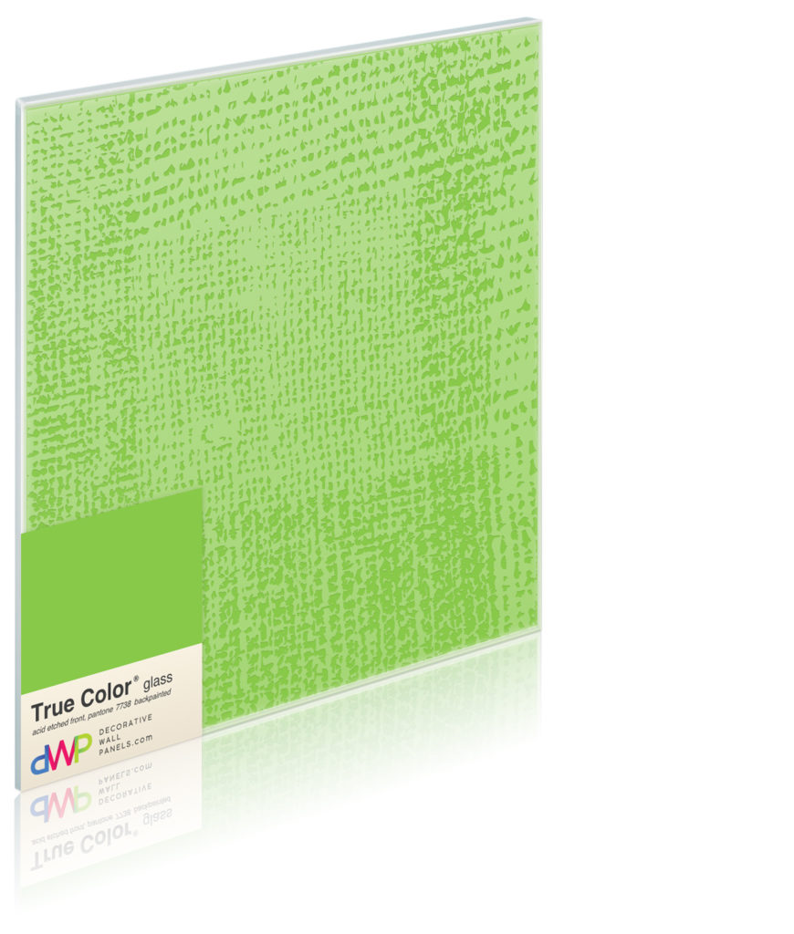  Glass Wall Panels - Etched & Backpainted - Woven-Backpainted