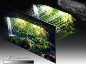 Samsung 8K Video Monitor Portland Series Elevator Interior Finish