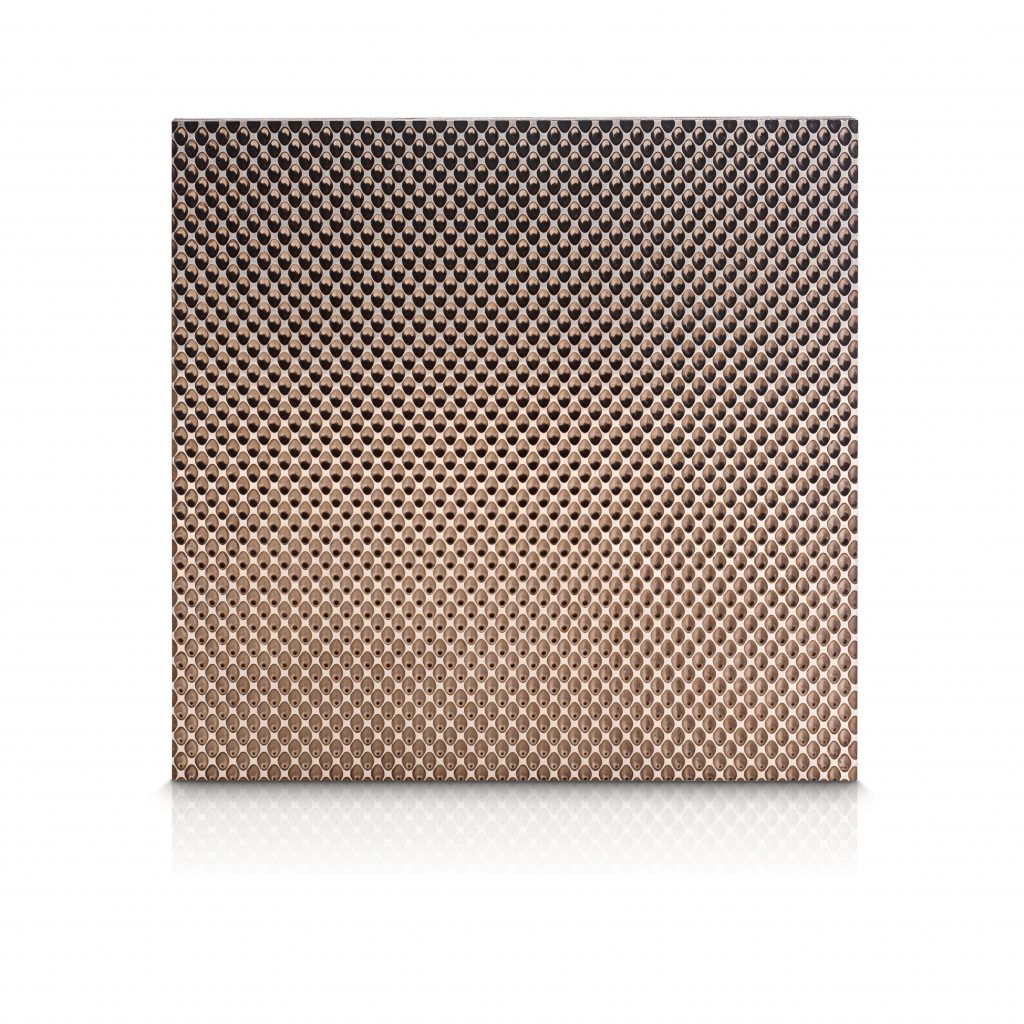 Colored Metal - Metal Wall Panels - Stainless Steel Brown Eyes