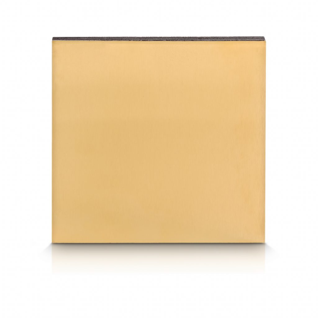 Sheet Metal - Metal Wall Panels - Brass Brushed