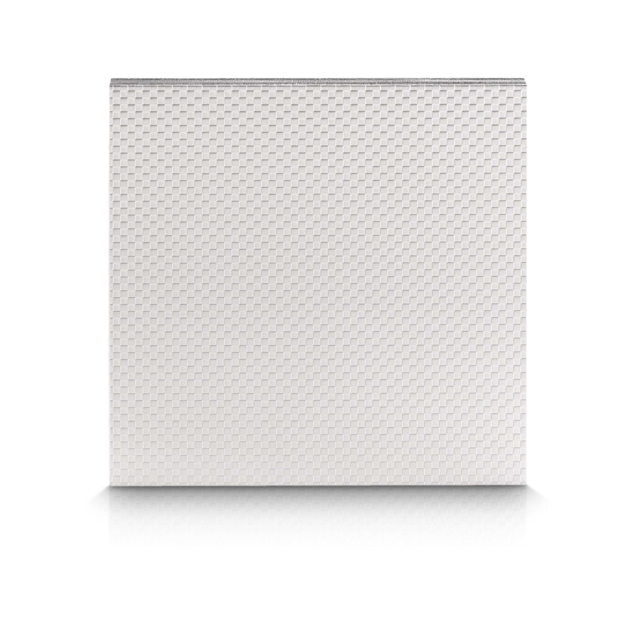 Metal Wall Panels_Textured | Stainless Steel, Small Squares
