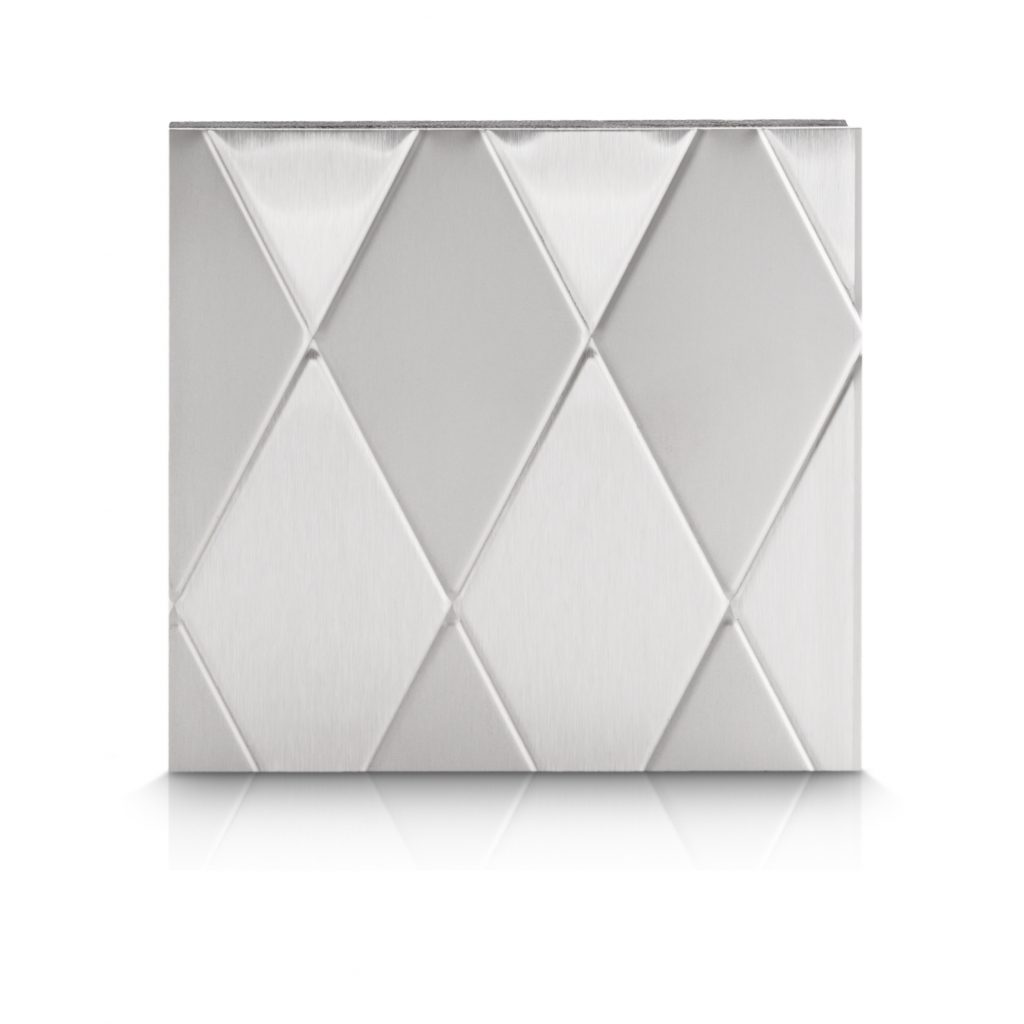 Textured Metal - Metal Wall Panels - Stainless Steel Stamped Diamond