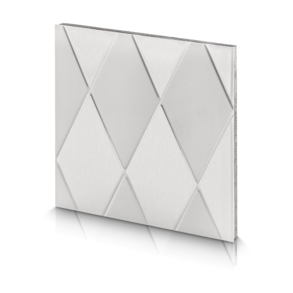 Textured Metal - Metal Wall Panels - Stainless Steel Stamped Diamond